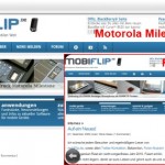 Palm Pre vs. Motorola Milestone Browserdarstellung im Vergleich