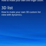 Sony Ericsson zeigt 3D-Oberfläche und Multitouch-Ersatz in Android-App