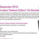 NAVIGON select Telekom Edition kostenlos für Android-Smartphones [Update]