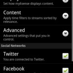 my6sense für Android - Twitter, Facebook, RSS, Blogs und Google Buzz unter einer Haube