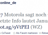 Android 2.2 Froyo für das Motorola Milestone erst im Januar 2011?
