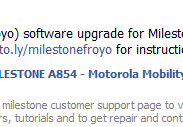 Android 2.2 Froyo für das Motorola Milestone wird ab sofort ausgeliefert [Update 2]