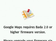 Google Maps erst ab Bada 2.0 nutzbar
