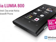 Nokia Lumia 800 bei der Telekom mit 50 Euro Guthaben für den Marketplace