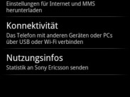 SE Xperia Arc S Screens (13) SE Xperia Arc S Screens (13)
