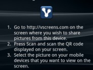 Vscreens: Bilder und Videos drahtlos vom Androiden an große Displays übertragen Vscreens: Bilder und Videos drahtlos vom Androiden an große Displays übertragen