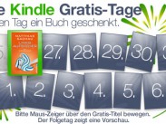 Amazon Kindle Gratis-Tage: Jeden Tag ein Buch kostenlos