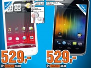 Samsung Galaxy S2, Galaxy Nexus, Galaxy S Plus, HTC Sensation XE und Sensation XL bei Saturn