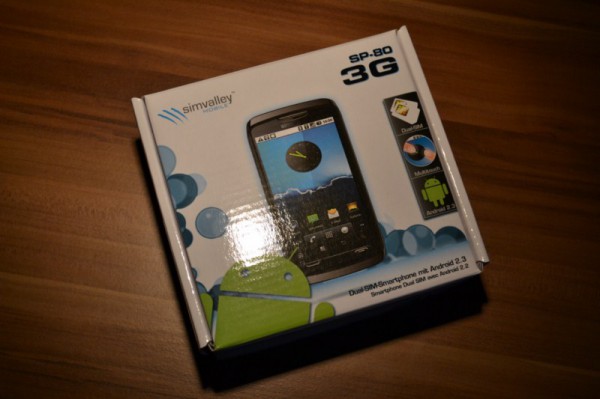 Simvalley SP-80 Dual-SIM-Smartphone Android test (1)