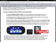PlayStation Vita im Bundle mit Vodafone
