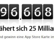 Apple feiert 25 Milliarden App-Downloads und verlost App-Store-Karte im Wert von 10.000 US-Dollar