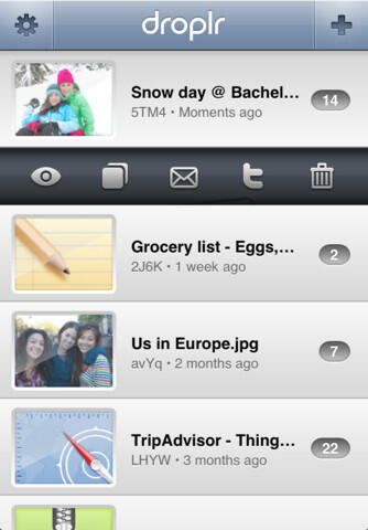 Droplr iOS Screenshot 2