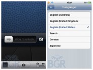 Screenshot von iOS 5.1 GM zeigt Lockscreen mit Wisch-Geste zum Start der Kamera