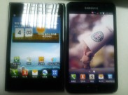 Foto zeigt das LG Optimus Vu im Vergleich mit dem Samsung Galaxy Note