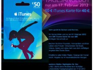 Nur heute: 50 Euro iTunes-Karte für 40 Euro