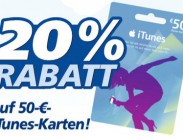 iTunes-Karten: 20 Prozent Rabatt bei Real