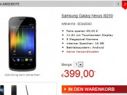 Samsung Galaxy Nexus für 399 Euro (Deal) Samsung Galaxy Nexus für 399 Euro (Deal)