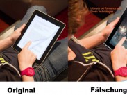 Foto des Samsung Galaxy Tab 11.6 ist eigentlich nur ein bearbeitetes Apple iPad Foto des Samsung Galaxy Tab 11.6 ist eigentlich nur ein bearbeitetes Apple iPad