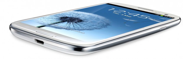 Samsung Galaxy S3 flach