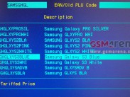 Samsung Galaxy S3 in Weiß und Blau im internen System von Carphone Warehouse gelistet