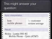 Siri, was ist das beste Smartphone? Das Nokia Lumia 900 in Cyan Siri, was ist das beste Smartphone? Das Nokia Lumia 900 in Cyan