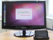 Ubuntu für Android: Desktop-Modus mit LibreOffice in Aktion Ubuntu für Android: Desktop-Modus mit LibreOffice in Aktion