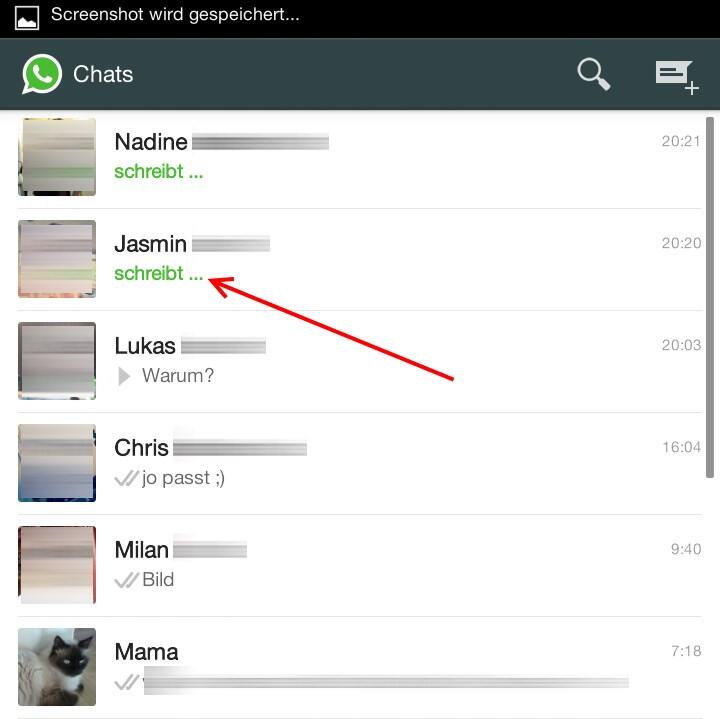 Whatsapp Schreibt Status