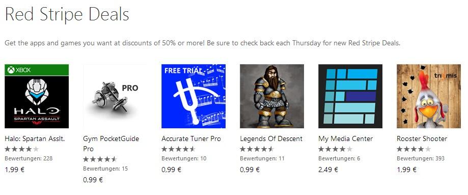 Red stripe deals windows phone
