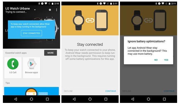 Android Wear 1.5 bringt Doze-Modus von Marshmallow mit