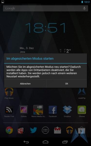 Schon Gewusst Android Im Abgesicherten Modus Starten