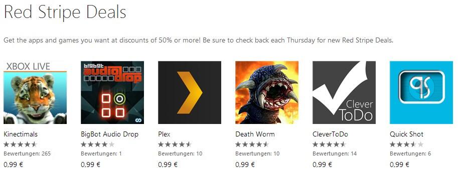 Red stripe deals windows phone
