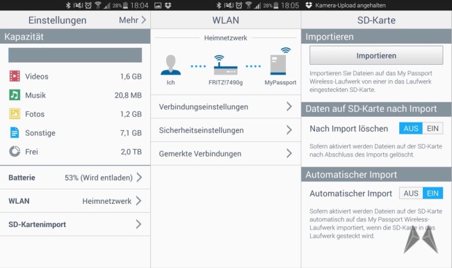 WD My Passport Wireless App1