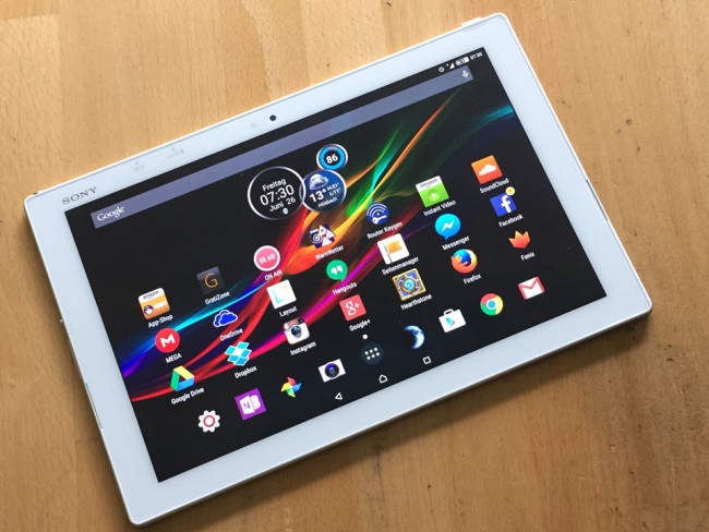Sony Xperia Z4 Tablet LTE Test2