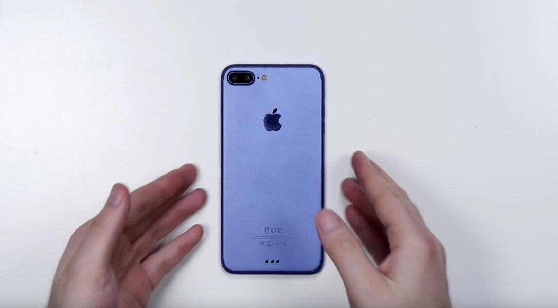Iphone 7 Plus Video Zeigt Uns Ein Blaues Mockup