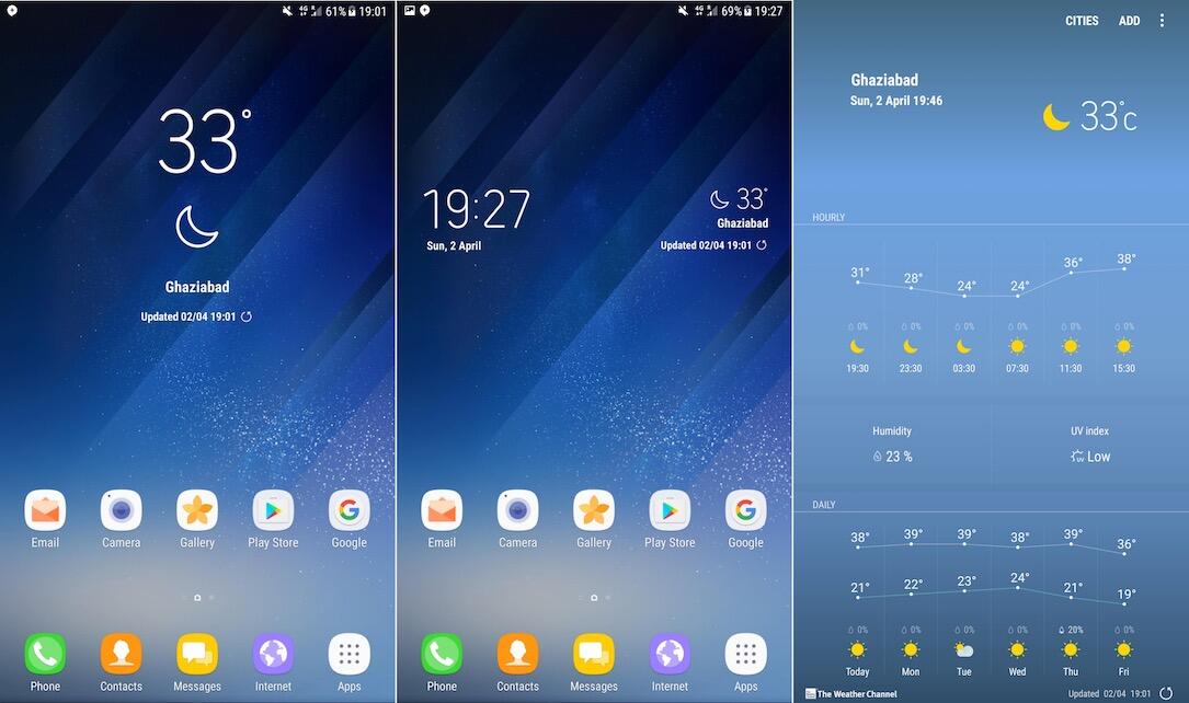 Samsung Galaxy S8 WetterWidget installieren (mit und ohne Root)