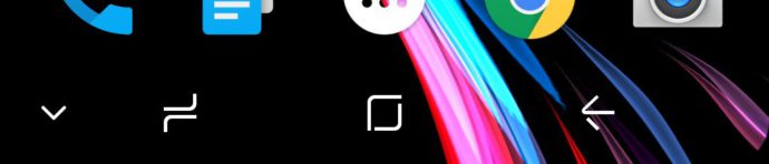 Meiigoo S8 Navigaionsleiste