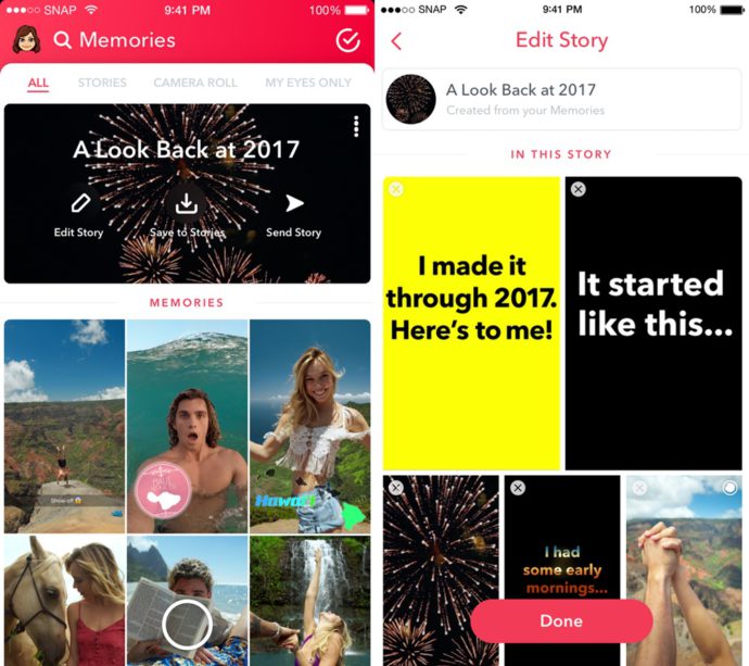 Snapchat Your 2017 Story