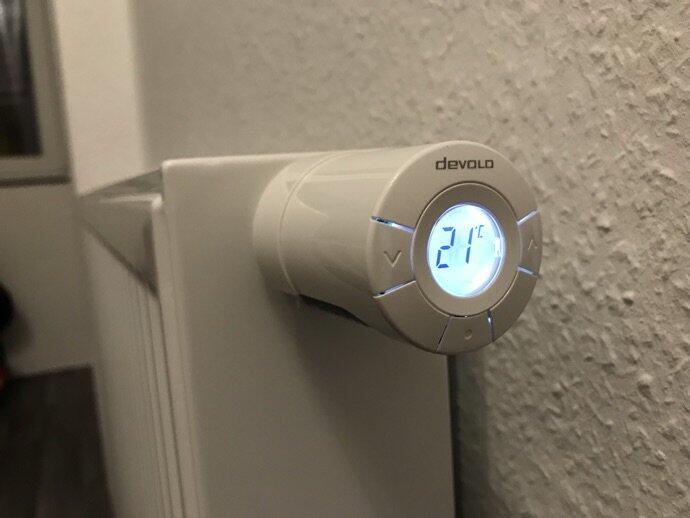 Devolo Heizkörperthermostat Display