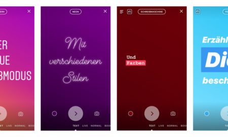 Schreibmodus Screenshots