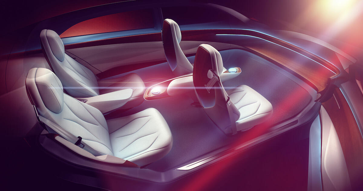 Vw Volkswagen Id Vizzion Innenraum