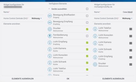 Devolo Home Control Widget