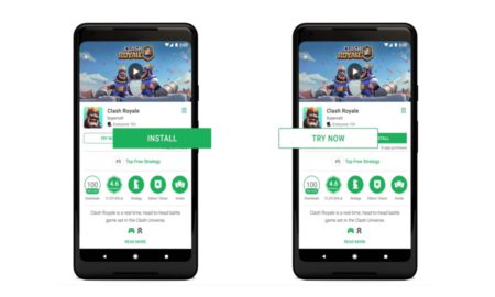 Google Play Android Instant Apps Header