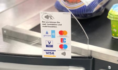 Kontaktlos Bezahlen Einkauf Karte