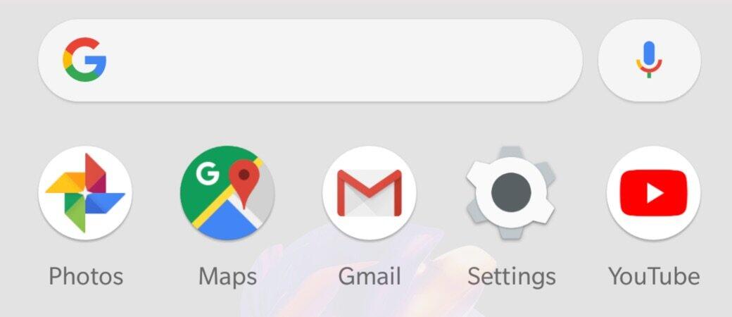 Google Pixel Launcher Suchleiste Neu