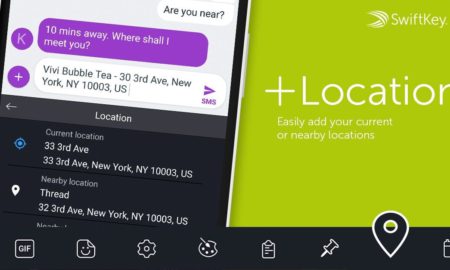 Swiftkey Location Sharing