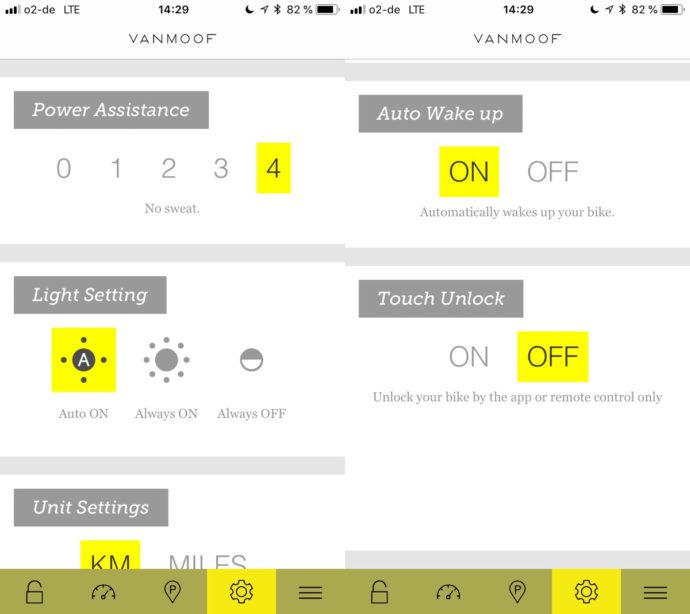 Vanmoof Electrified S App Screenshot1
