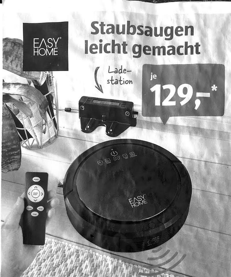 Bild › Easy Home Saugroboter Aldi Sued