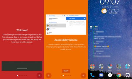 Navigation Gestures