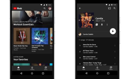 Youtube Music Header