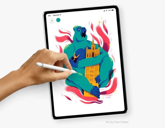 Apple Ipad Pro 2018 Konzept Font